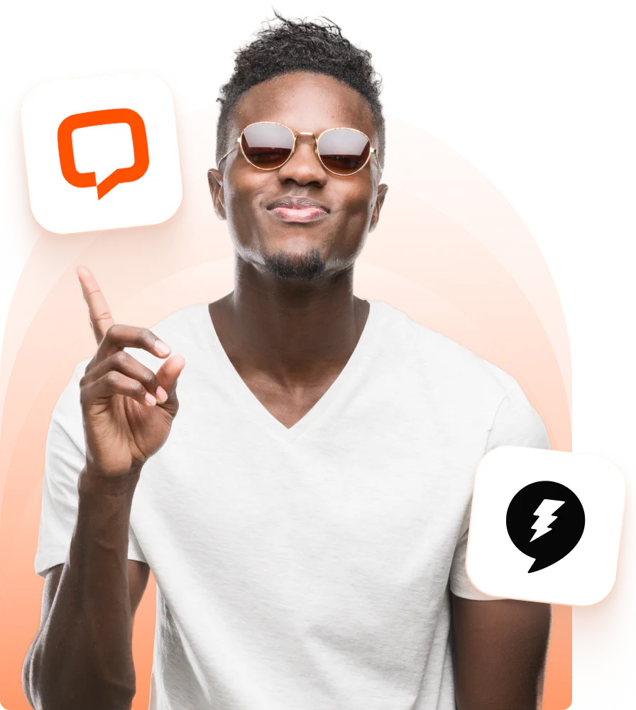 A customer selecting LiveChat as their preferred alternative to Drift