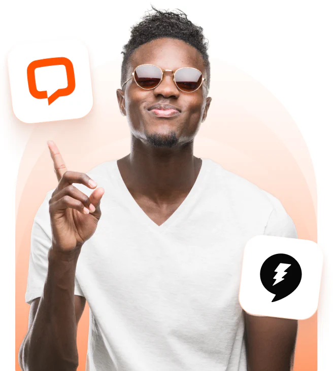 A customer selecting LiveChat as their preferred alternative to Drift