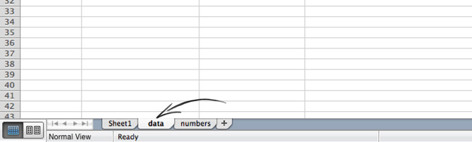 Placing the LiveChat report in the data tab in Excel