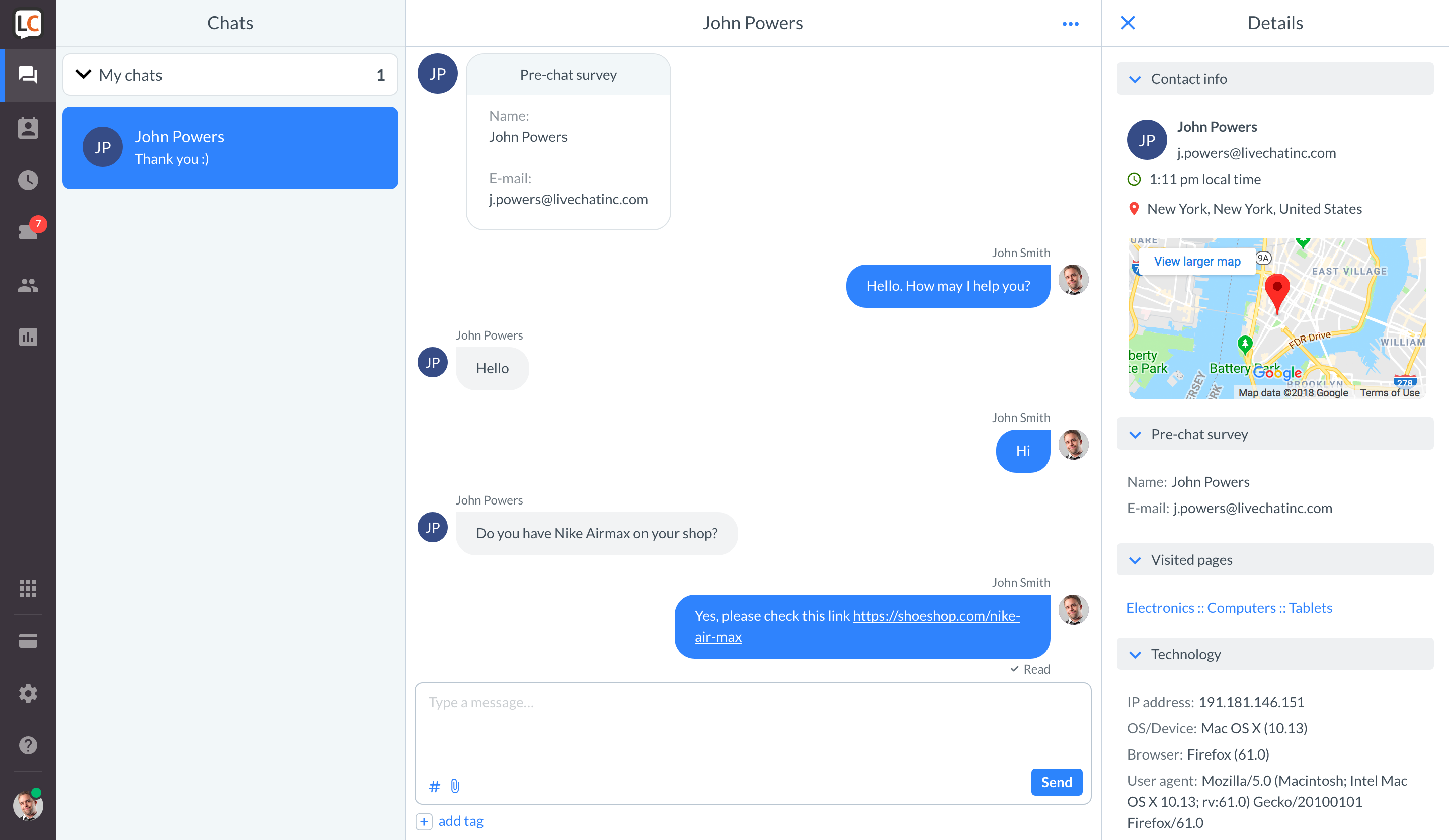 nike support live chat